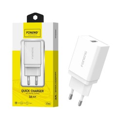 Foneng Adapter K300 QC3.0 3A White Foneng Adapter K300 QC3.0 3A White